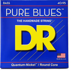 Electric bass strings Dr Pure Blues Quantum Nickel 40-95 Victor Wooten Signature - Set of 4 strings