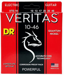 Electric guitar strings Dr VTE-10 Electric Guitar 6-String Set Veritas 10-46 - Set of strings