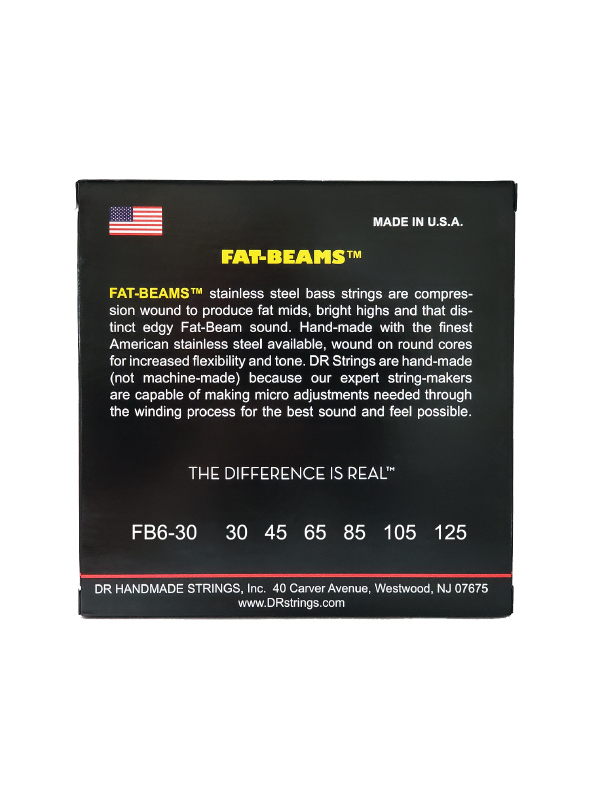 Dr Fat-beams Stainless Steel 30-125 - Electric bass strings - Variation 2