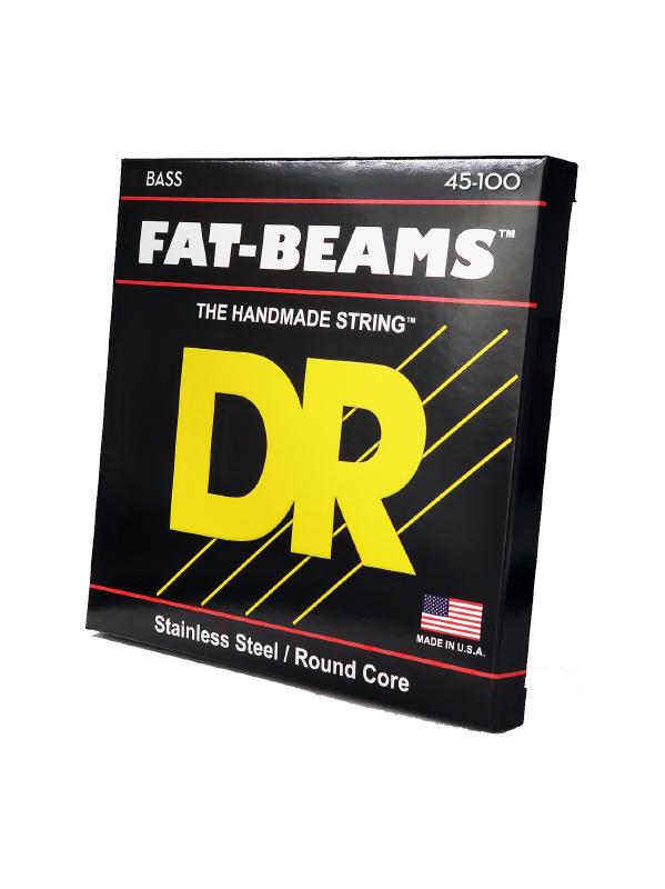 Dr Jeu De 4 Cordes Fat-beams Stainless Steel 45-100 - Electric bass strings - Variation 1