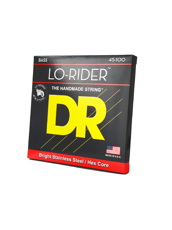 Dr Jeu De 4 Cordes Lo-rider Stainless Steel 45-100 - Electric bass strings - Variation 1