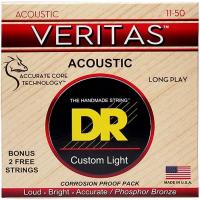 VTA-11 VERITAS Coated Core Custom Light 11-50 - set of strings