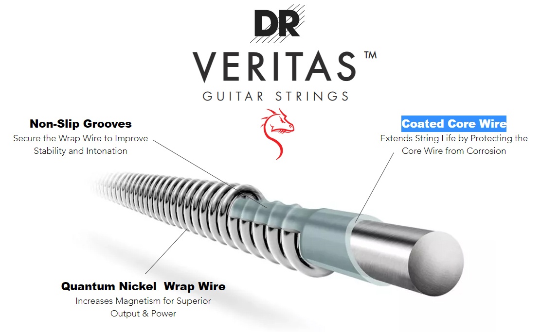Dr Vte-9/46 Veritas Electric Guitar 6c 9-46 - Electric guitar strings - Variation 2