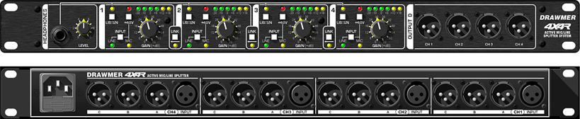 Drawmer 4x4r - Preamp - Main picture