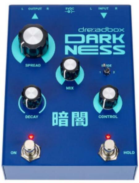 Dreadbox Darkness - Reverb, delay & echo effect pedal - Main picture