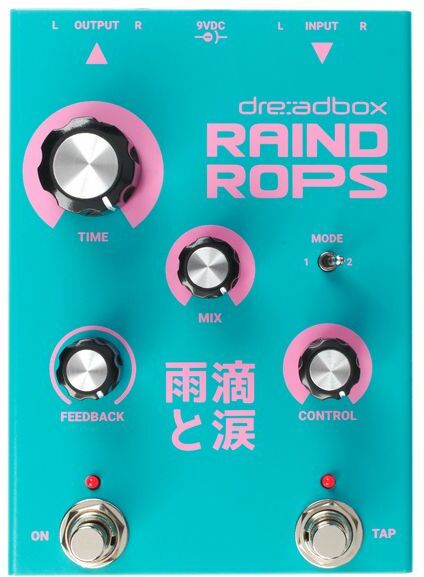 Dreadbox Raindrops Delai - Reverb, delay & echo effect pedal - Main picture