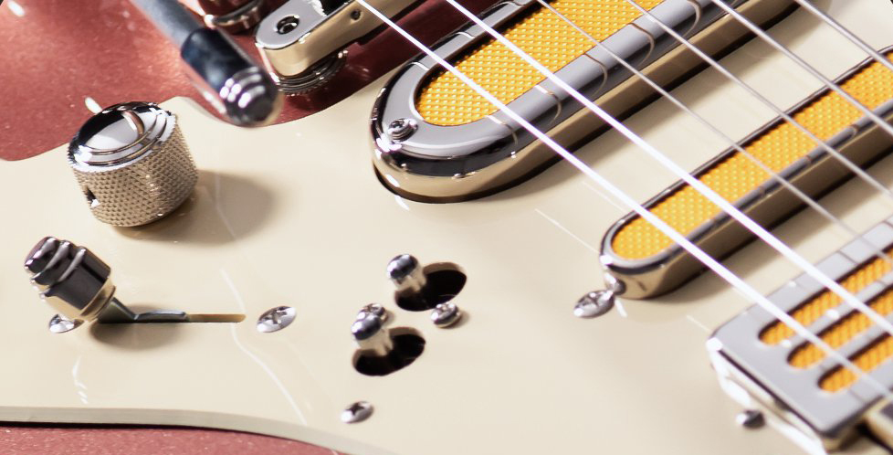 Duesenberg Bros. Landreth Joey's Guitar Signature  Rw Trem - Sunset Rose - Retro rock electric guitar - Variation 3