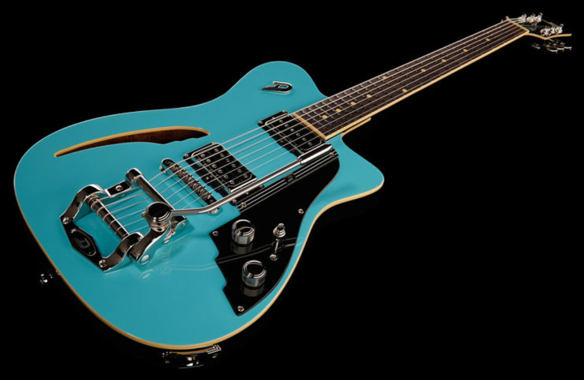 Duesenberg Caribou Hs Trem Rw - Narvik Blue - Single cut electric guitar - Variation 1