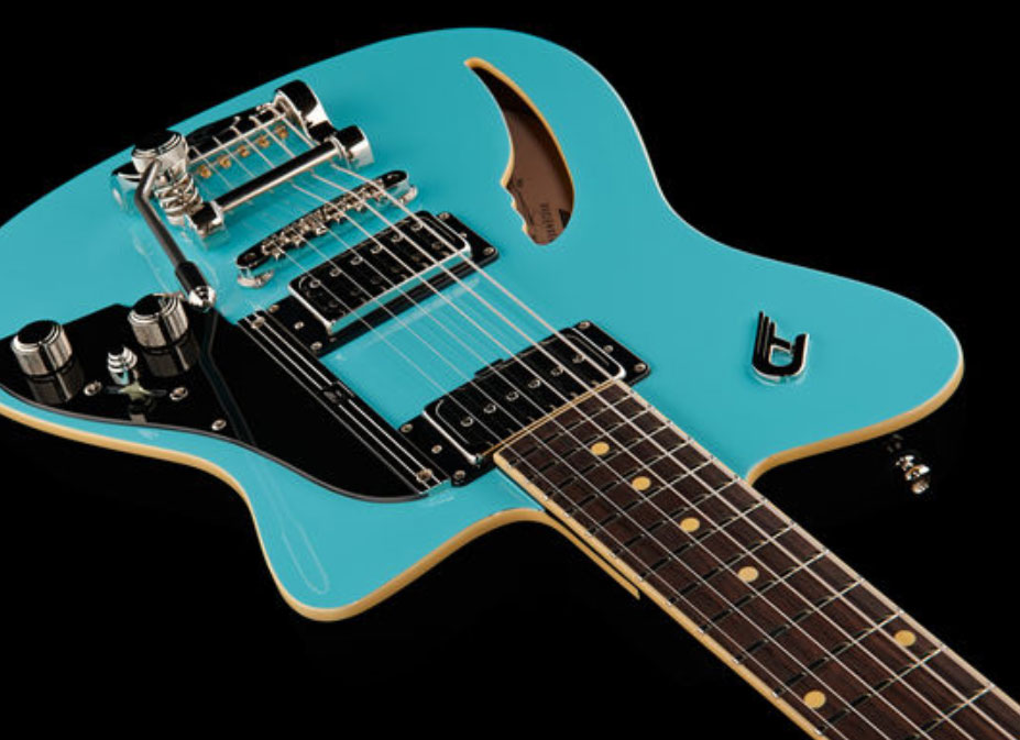 Duesenberg Caribou Hs Trem Rw - Narvik Blue - Single cut electric guitar - Variation 2