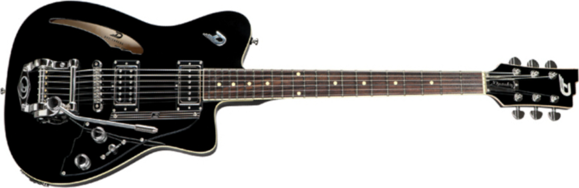 Duesenberg Caribou Hs Trem Rw - Black - Single cut electric guitar - Main picture