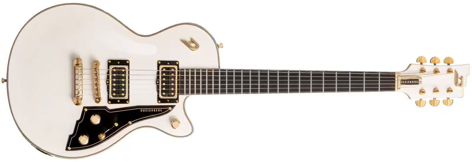 Duesenberg Fantom A 2h Ht Eb - Aged White - Single cut electric guitar - Main picture