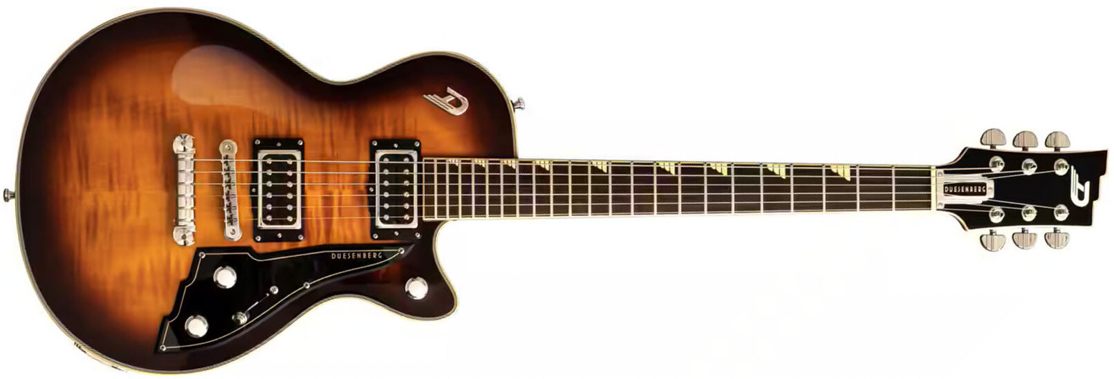 Duesenberg Fantom S 2h Ht Rw - Tobacco Burst - Single cut electric guitar - Main picture