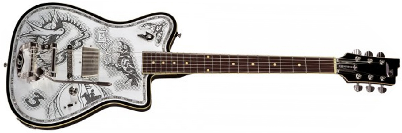 Duesenberg Johnny Depp Alliance S Trem Rw - Aluminium Plate - Signature electric guitar - Main picture