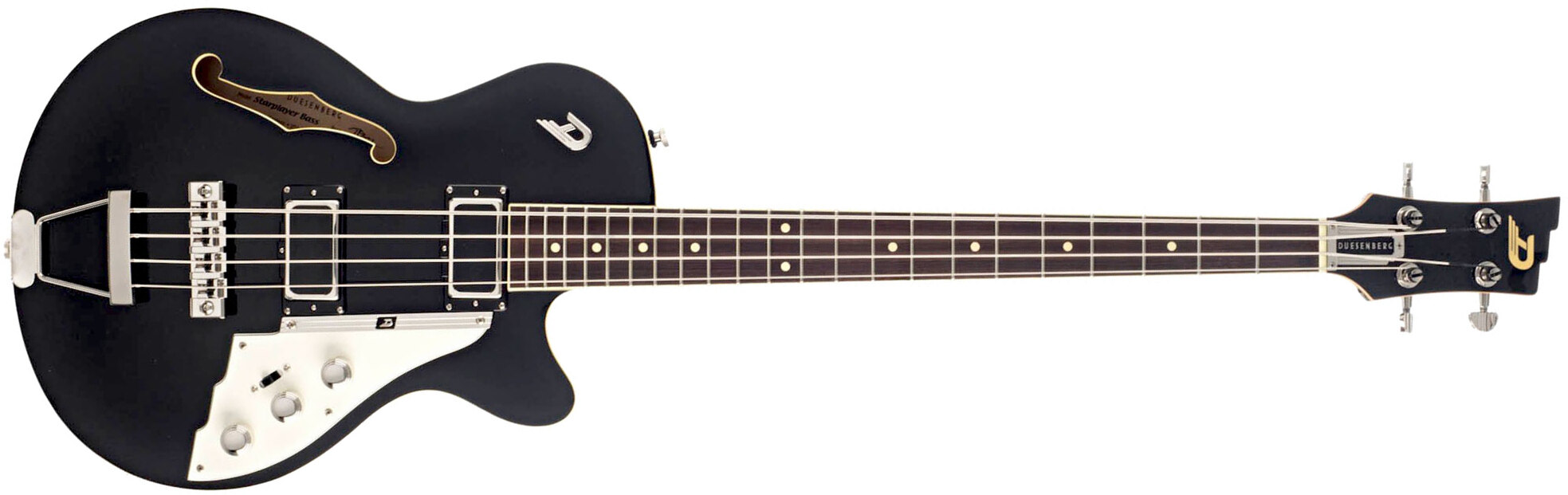 Duesenberg Starplayer Bass Shsc Rw - Black - Solid body electric bass - Main picture