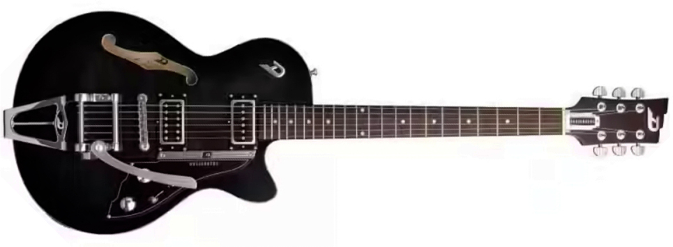 Duesenberg Starplayer Cbr Hs Trem Bigsby Rw - Transparent Black Burst - Semi-hollow electric guitar - Main picture