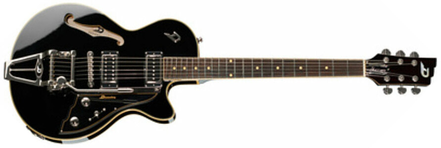 Duesenberg Starplayer Iii Hs Trem Rw - Black - Semi-hollow electric guitar - Main picture