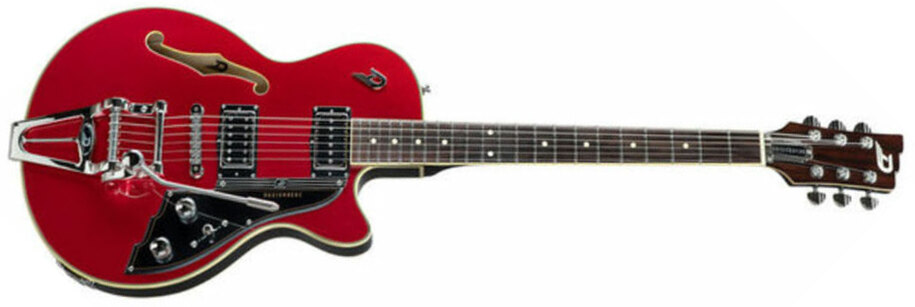 Duesenberg Starplayer Iii Hs Trem Rw - Catalina Red - Semi-hollow electric guitar - Main picture