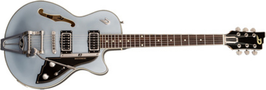 Duesenberg Starplayer Tv Hs Trem Rw - Catalina Avalon Blue - Semi-hollow electric guitar - Main picture
