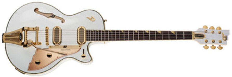 Duesenberg Starplayer Tv Phonic Hs Trem Rw - Venitian White - Single cut electric guitar - Main picture