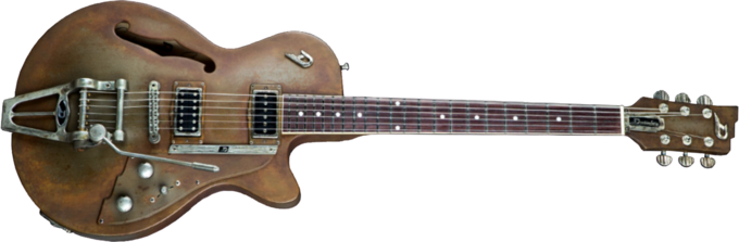 Duesenberg Custom Shop Starplayer TV - Rusty steel