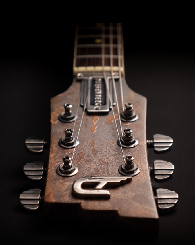 Duesenberg Custom Shop Starplayer Tv Hs Trem Rw - Rusty Relic - Semi-hollow electric guitar - Variation 4