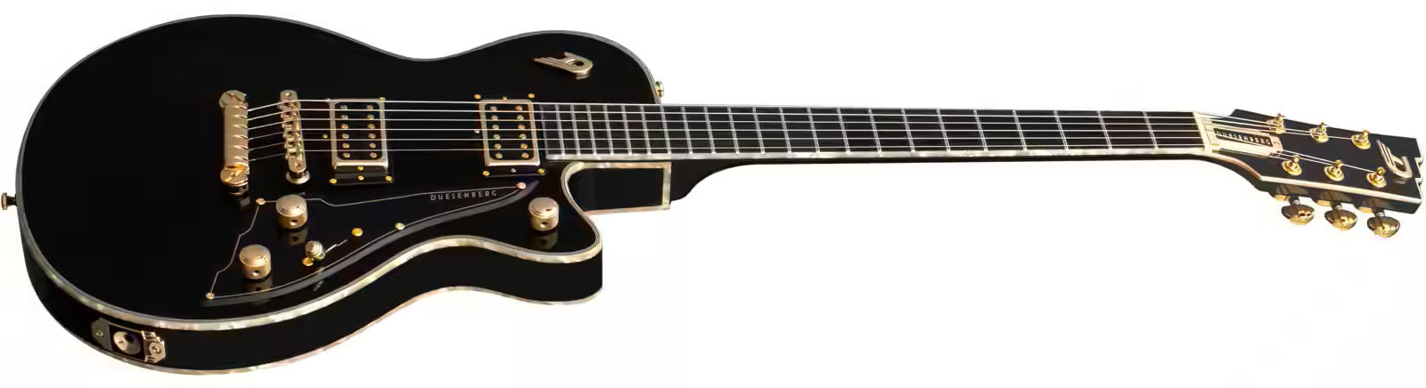 Duesenberg Fantom A 2h Ht Eb - Black - Single cut electric guitar - Variation 2
