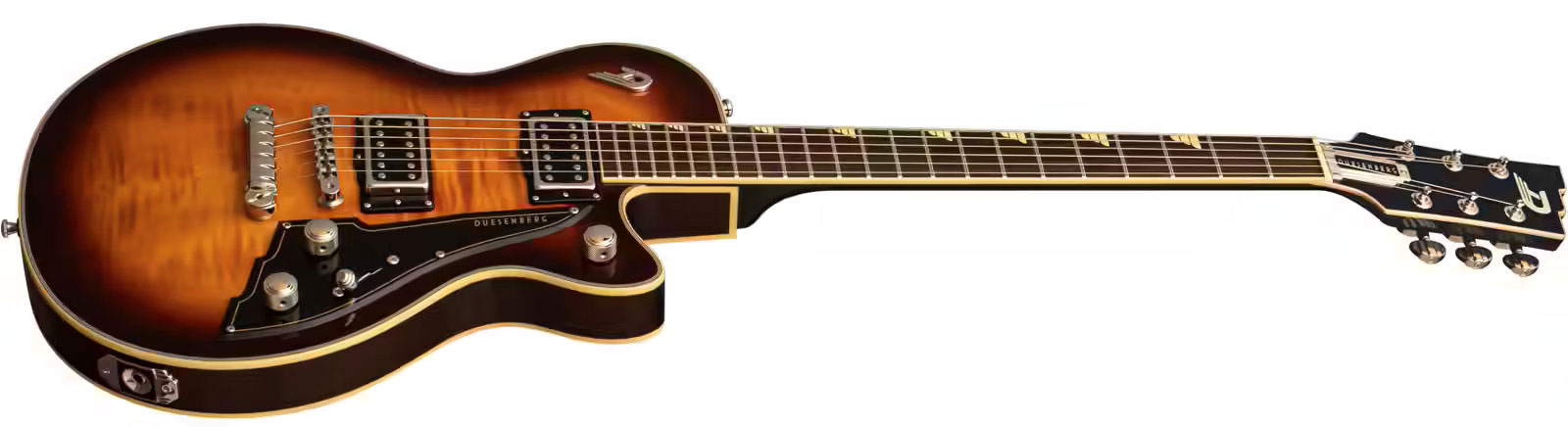 Duesenberg Fantom S 2h Ht Rw - Tobacco Burst - Single cut electric guitar - Variation 2