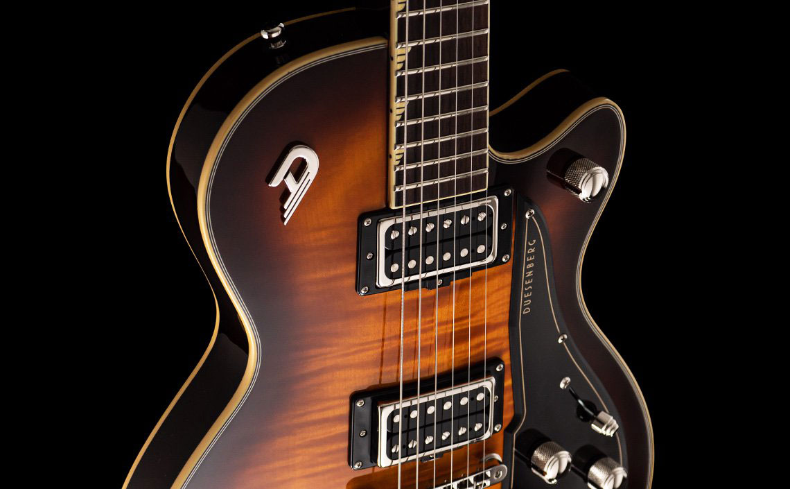 Duesenberg Fantom S 2h Ht Rw - Tobacco Burst - Single cut electric guitar - Variation 3