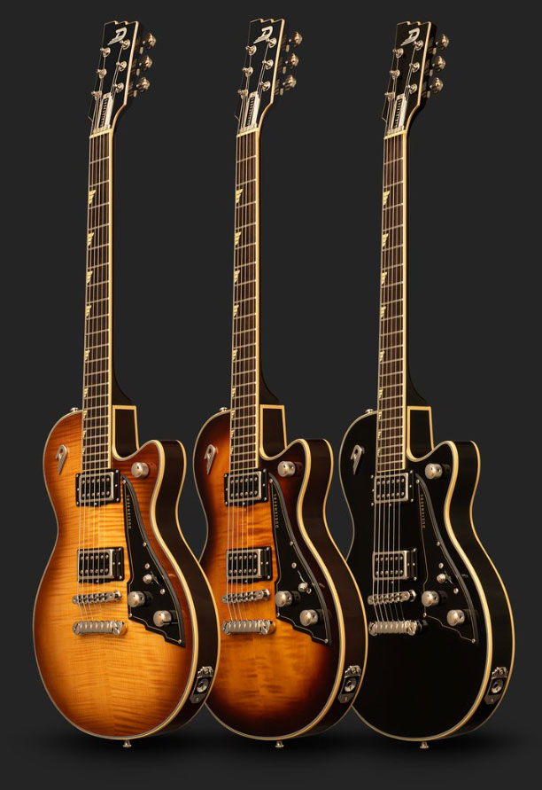 Duesenberg Fantom S 2h Ht Rw - Tobacco Burst - Single cut electric guitar - Variation 4