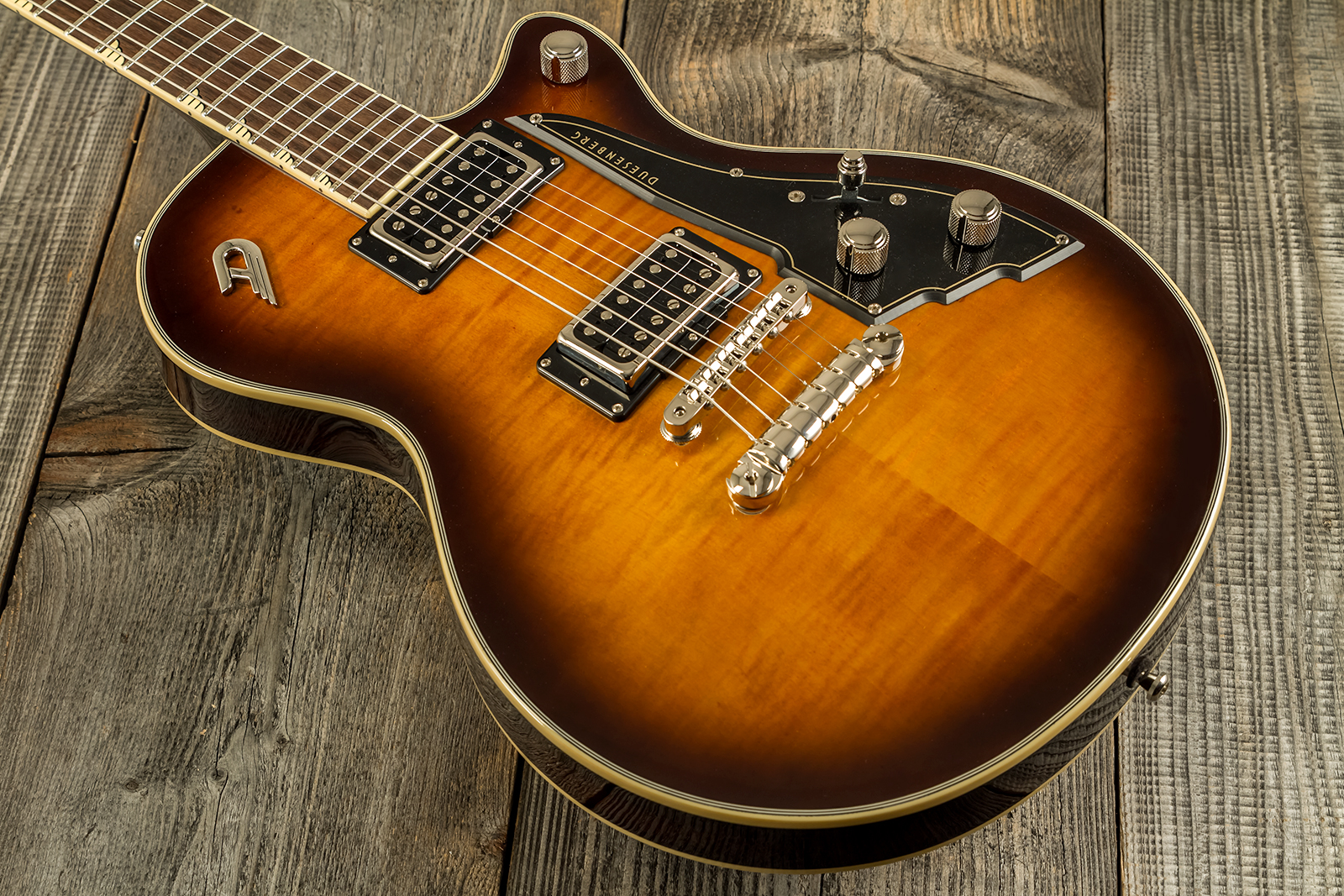 Duesenberg Fantom S 2h Ht Rw - Light Antique Burst - Single cut electric guitar - Variation 4