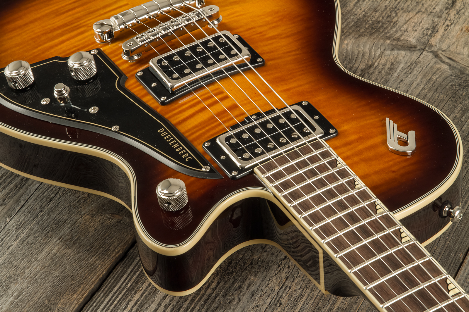 Duesenberg Fantom S 2h Ht Rw - Light Antique Burst - Single cut electric guitar - Variation 6