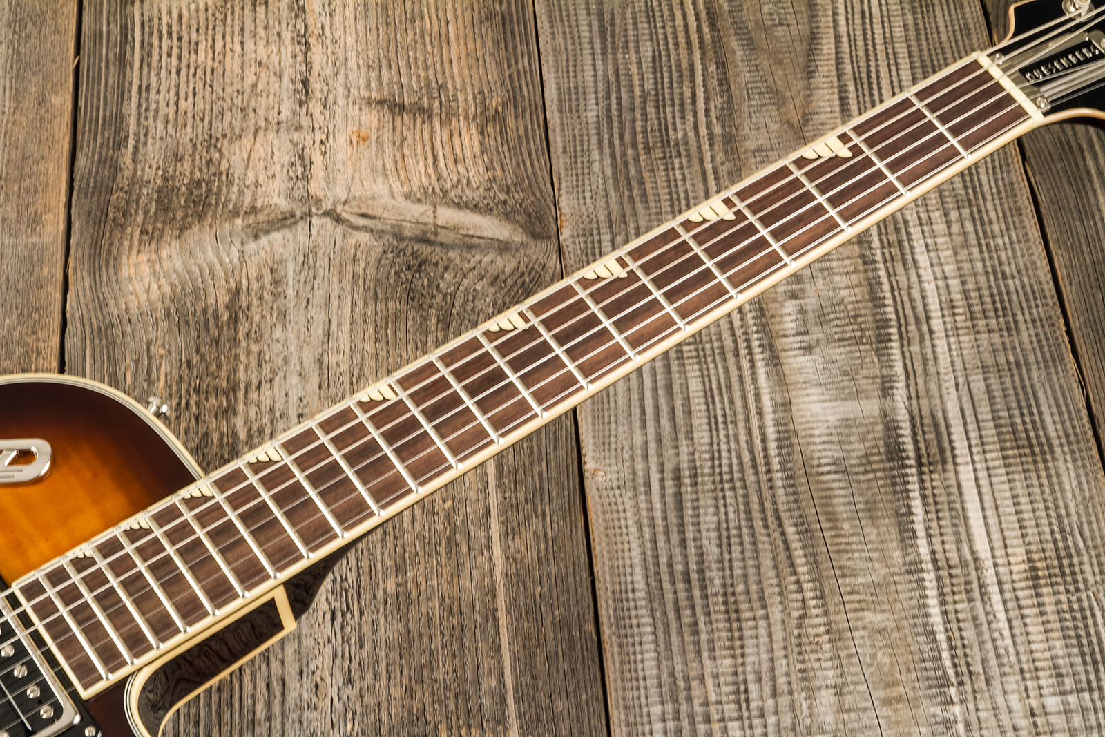 Duesenberg Fantom S 2h Ht Rw - Light Antique Burst - Single cut electric guitar - Variation 7