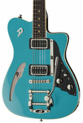 Single cut electric guitar Duesenberg Caribou - Narvik blue