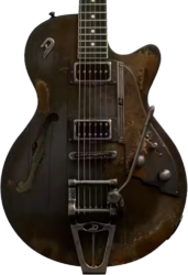 Semi-hollow electric guitar Duesenberg Custom Shop Starplayer TV - Rusty Relic