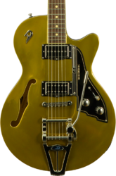 Semi-hollow electric guitar Duesenberg Custom Shop Starplayer TV #261290 - Hanover Gold