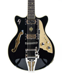 Semi-hollow electric guitar Duesenberg Joe Walsh Alliance - Black