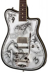 Signature electric guitar Duesenberg Johnny Depp Alliance - Aluminium plate