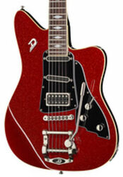 Single cut electric guitar Duesenberg Paloma - Red sparkle
