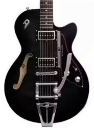 Semi-hollow electric guitar Duesenberg Starplayer CBR - Transparent black burst