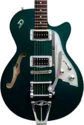 Semi-hollow electric guitar Duesenberg Starplayer CBR - Catalina Green