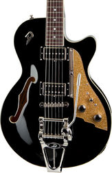 Semi-hollow electric guitar Duesenberg Starplayer TV - Black