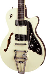 Semi-hollow electric guitar Duesenberg Starplayer TV - Vintage white