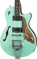 Semi-hollow electric guitar Duesenberg Starplayer TV - Surf green