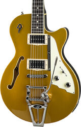 Semi-hollow electric guitar Duesenberg Starplayer TV - Gold top