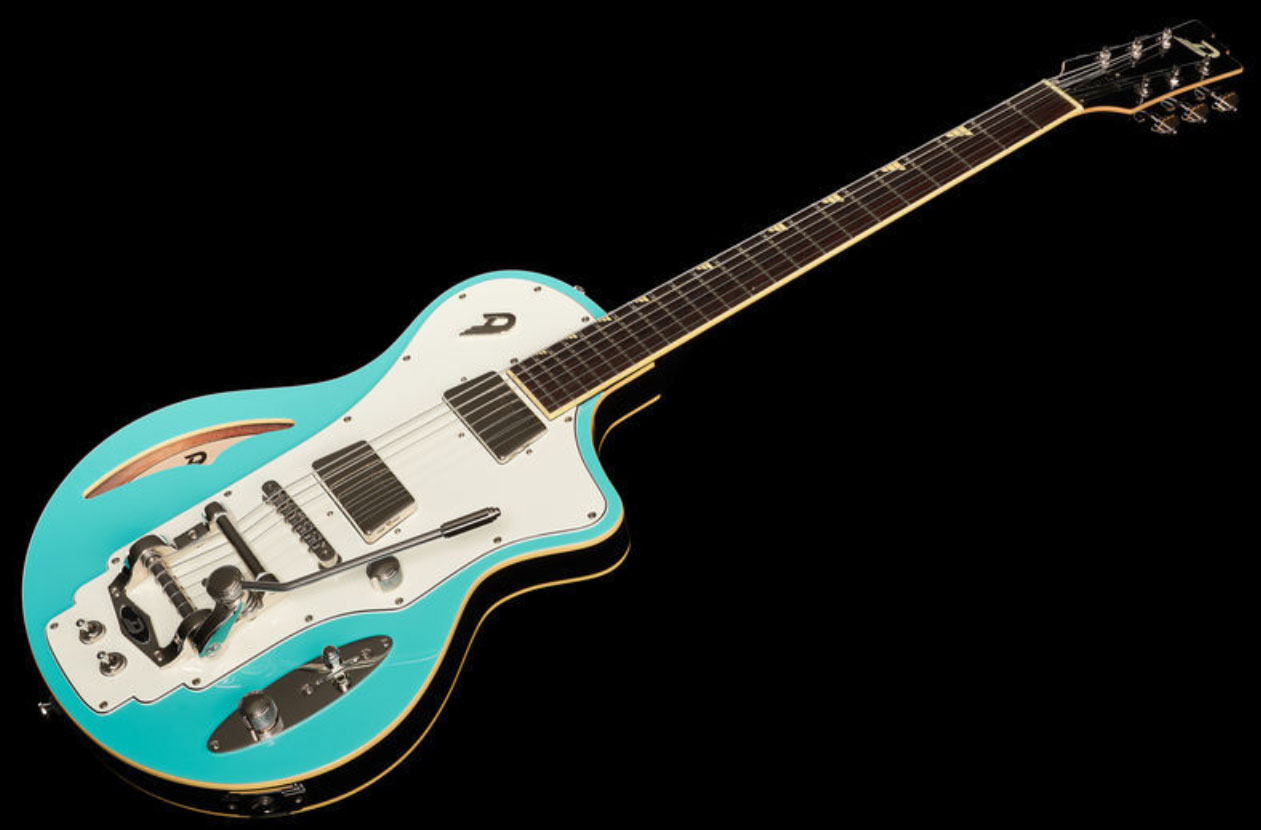 Duesenberg Julia Hs Trem Rw - Narvik Blue - Single cut electric guitar - Variation 1