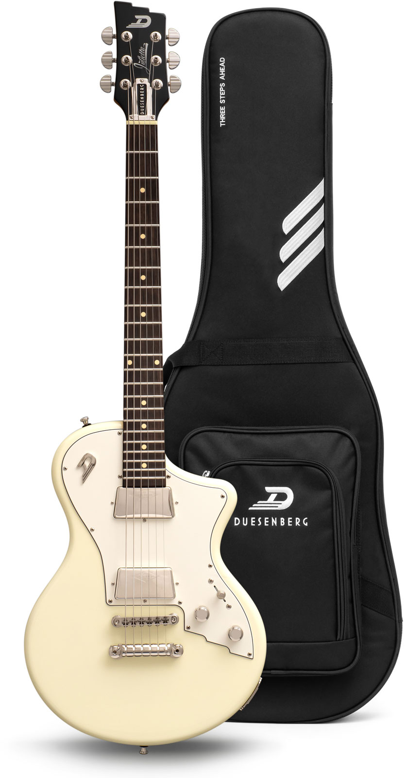 Duesenberg Julietta 2h Ht Rw - Vintage White - Single cut electric guitar - Variation 3