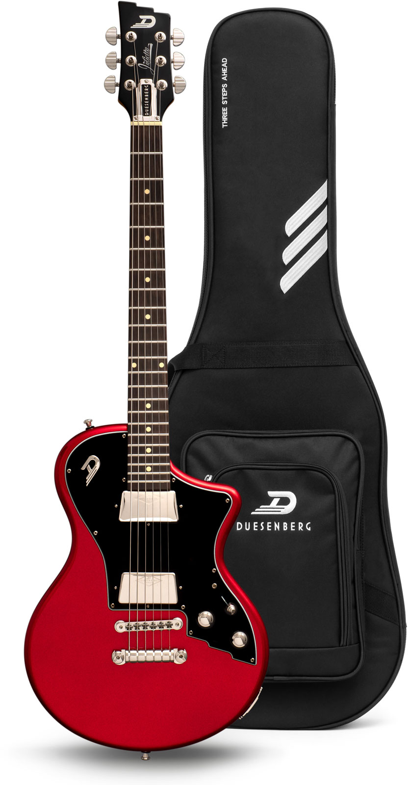 Duesenberg Julietta 2h Ht Rw - Catalina Red - Single cut electric guitar - Variation 3