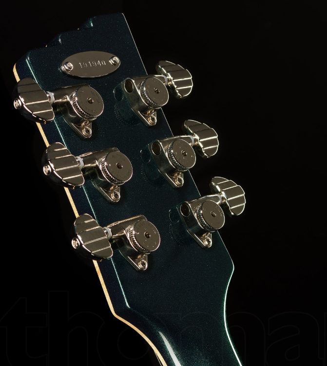 Duesenberg Mike Campbell Starplayer Tv 40th Ann. Alliance Signature Hs Trem Rw - Metallic Racing Green - Semi-hollow electric guitar - Variation 5