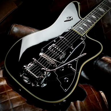 Duesenberg Paloma Hss Trem Rw - Black - Single cut electric guitar - Variation 6