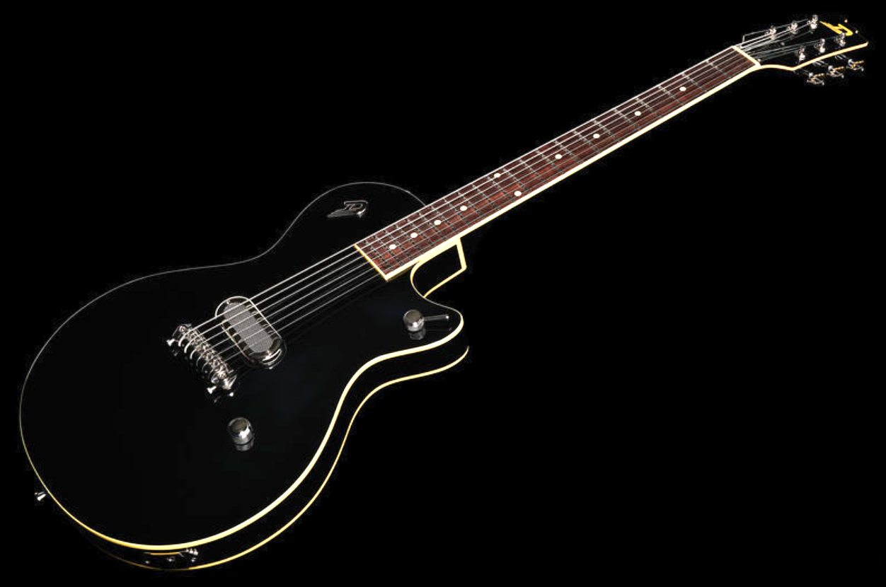 Duesenberg Senior Chambered H Ht Rw - Black - Single cut electric guitar - Variation 1